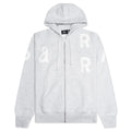 Word Salad Zip Hooded Sweatshirt Heather Grey