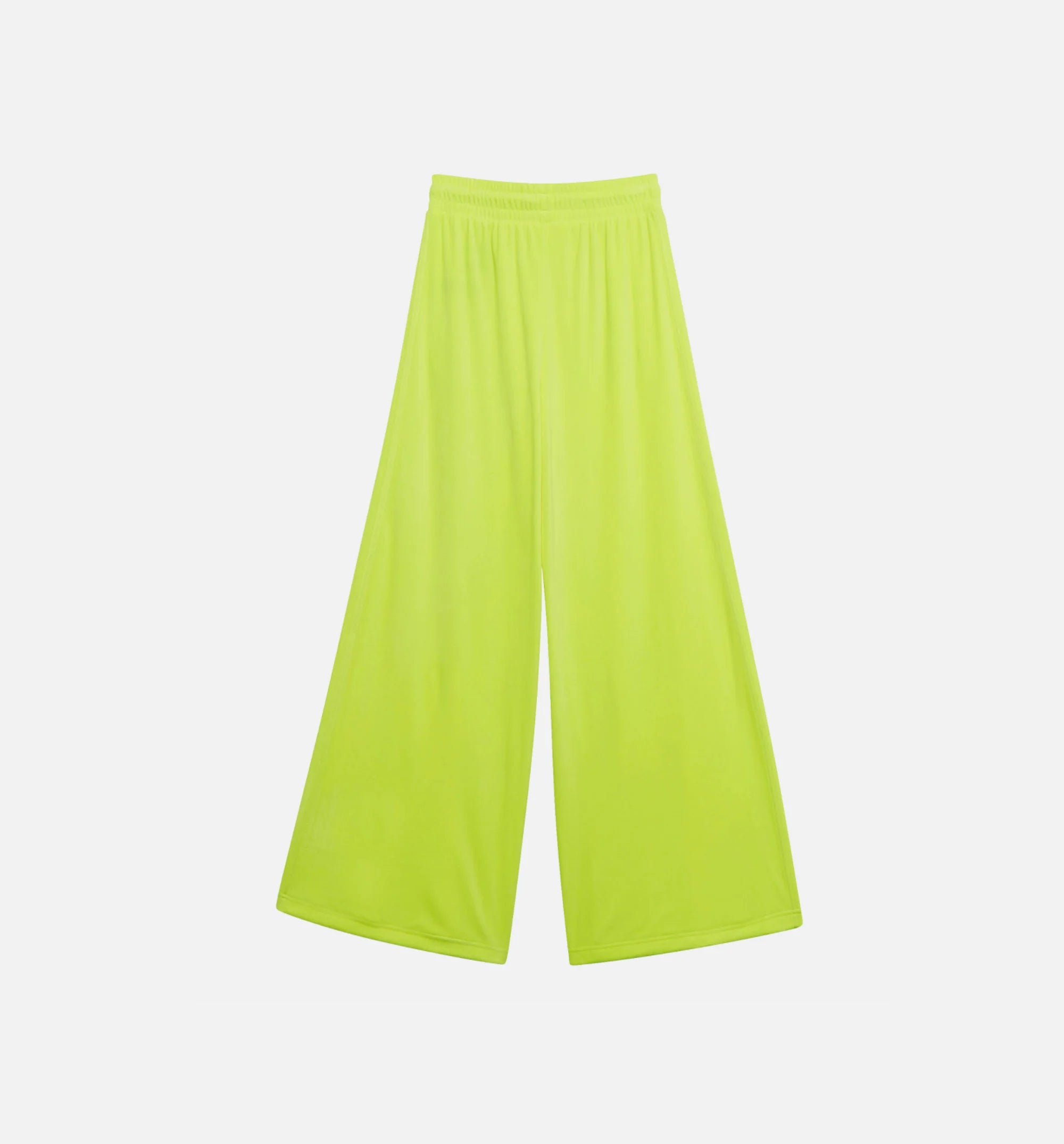 Jeremy Scott Velour Track Pant Womens Pants Yellow