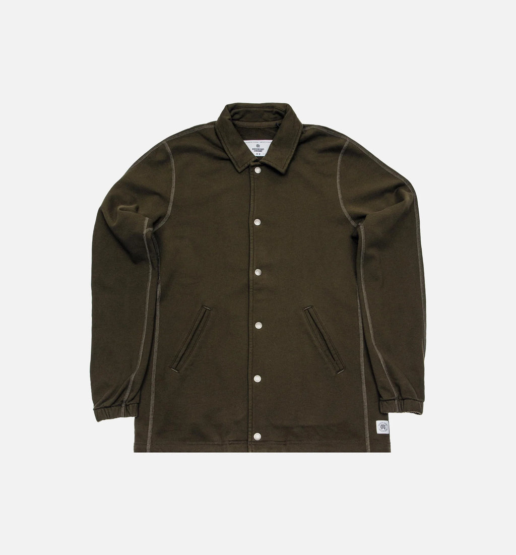 Terry Coachs Jacket Mens Jacket Olive