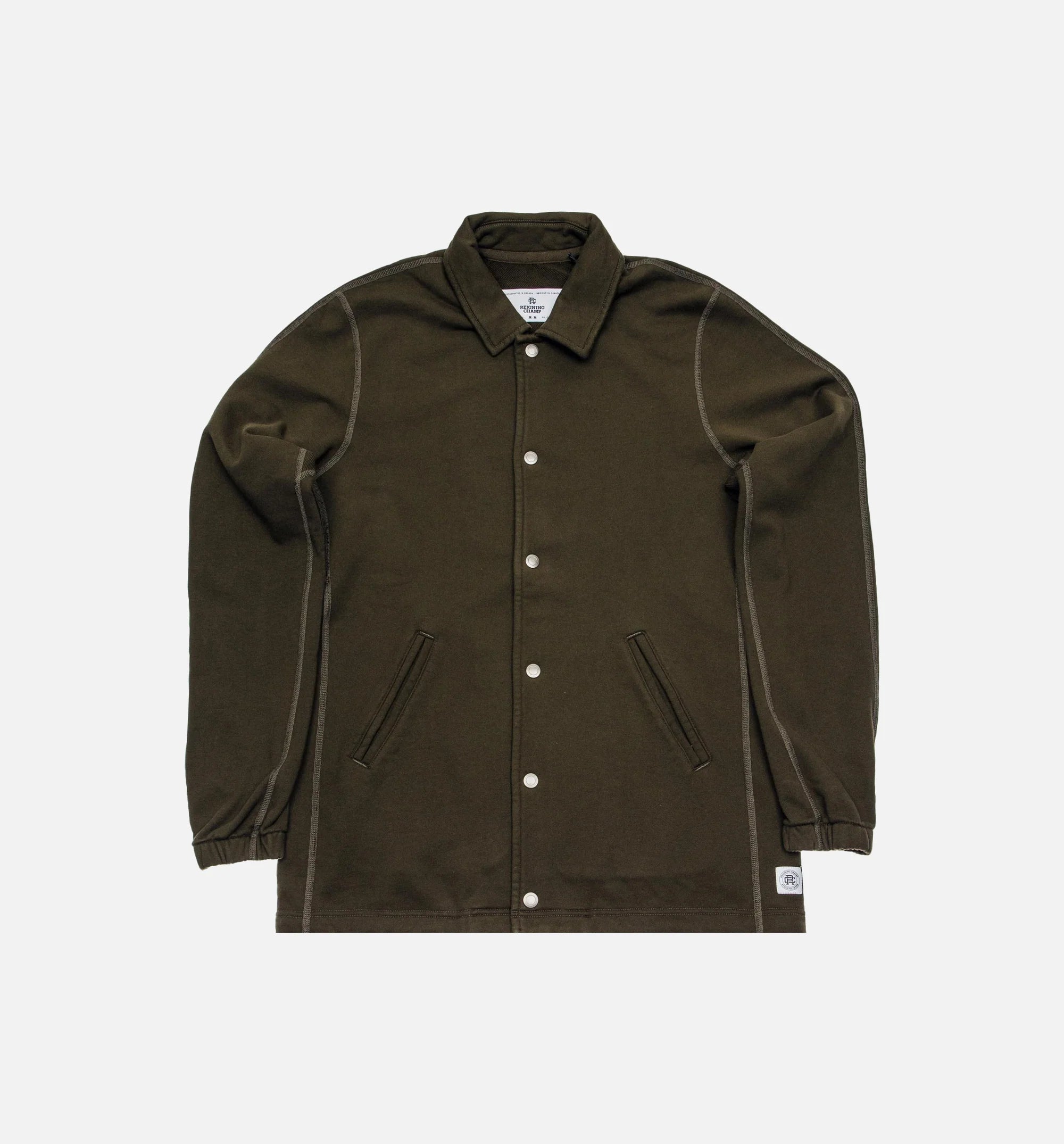 Terry Coachs Jacket Mens Jacket Olive
