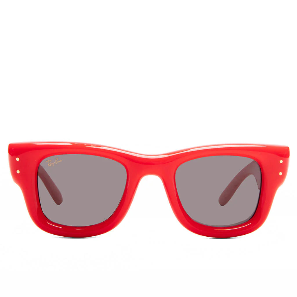 AAP Rocky x Ray Ban Wayfarer Puffer Polished Red