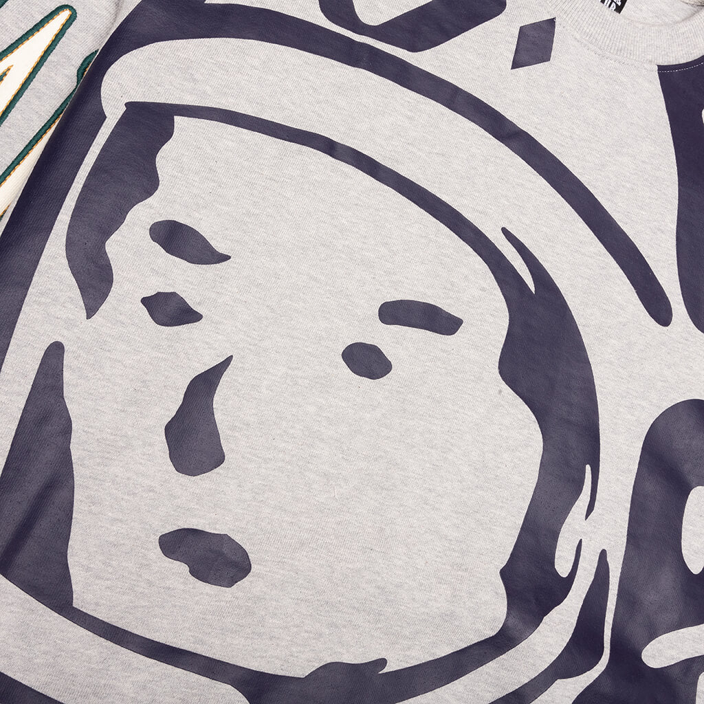 Big Face Sweatshirt Heather Grey