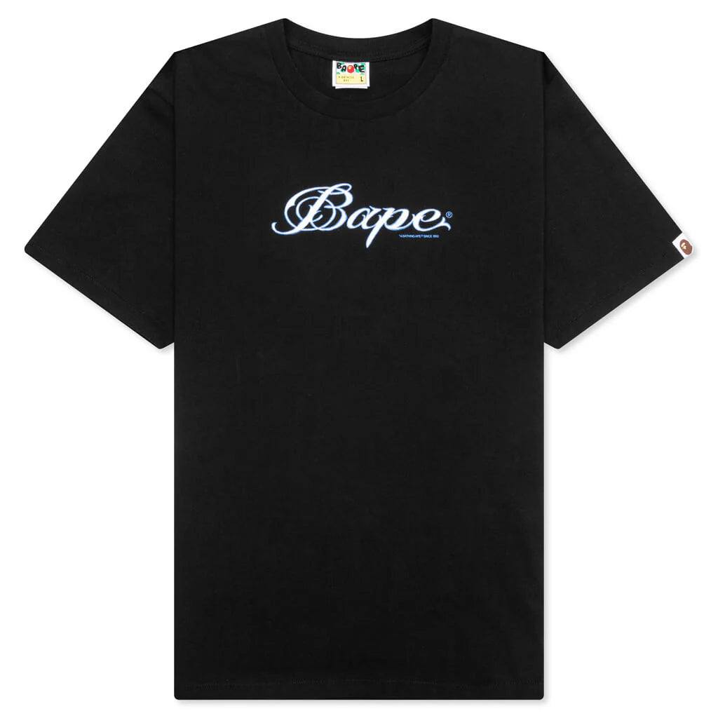 Logo Relaxed Fit Tee Black