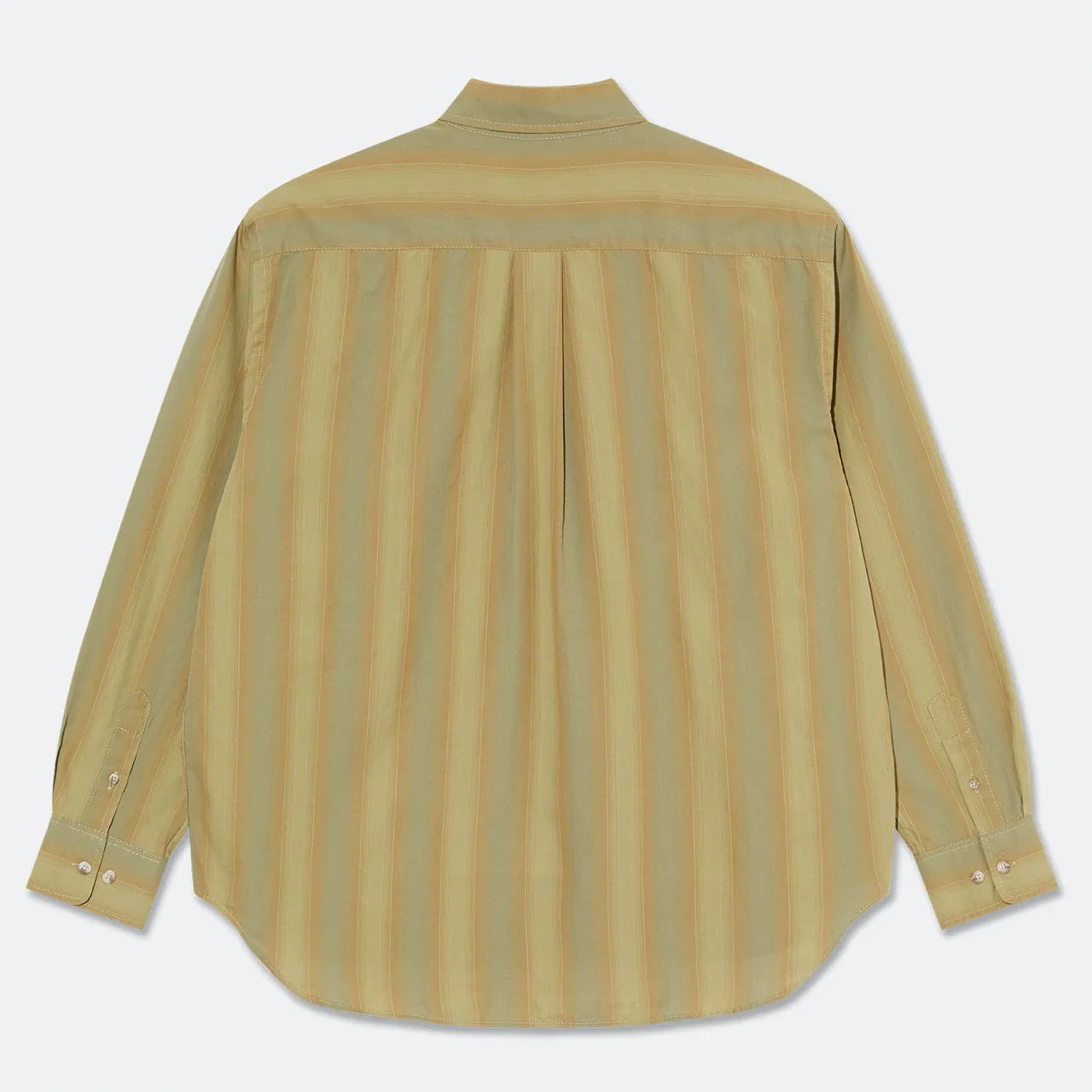 Polar Skate Co Ben LS Shirt Green Stripe