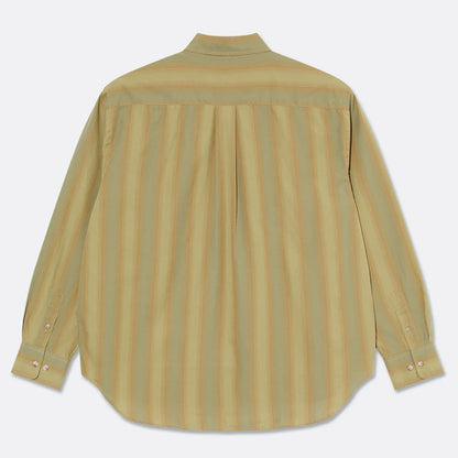 Polar Skate Co Ben LS Shirt Green Stripe