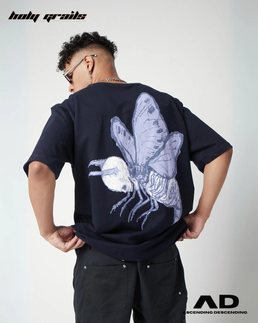 Evil Butterfly Black T Shirt HG x Ascending Descending
