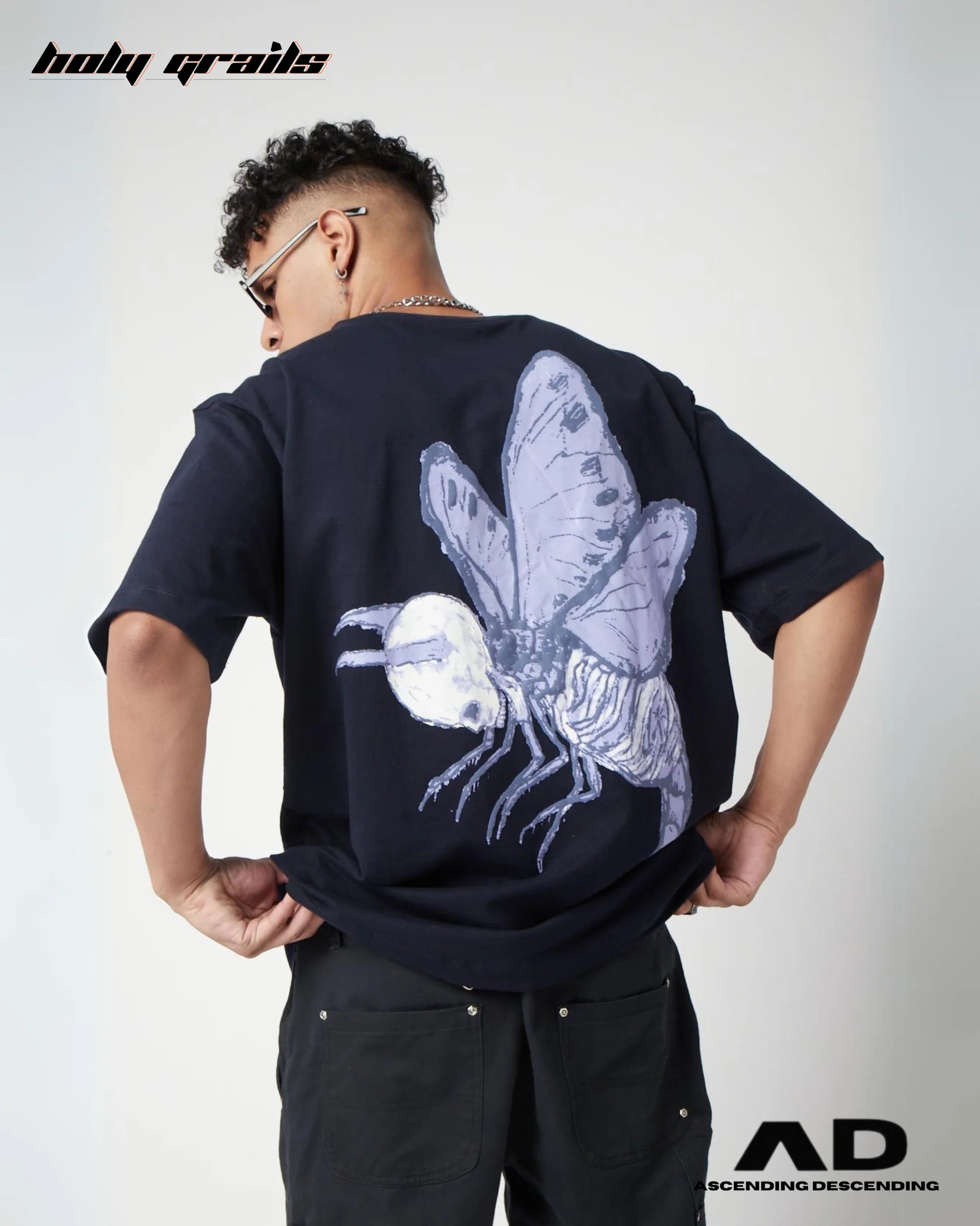 Evil Butterfly Black T Shirt HG x Ascending Descending