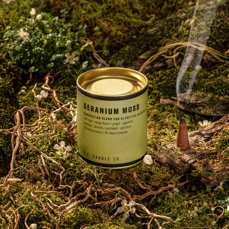 Geranium Moss Incense Cones