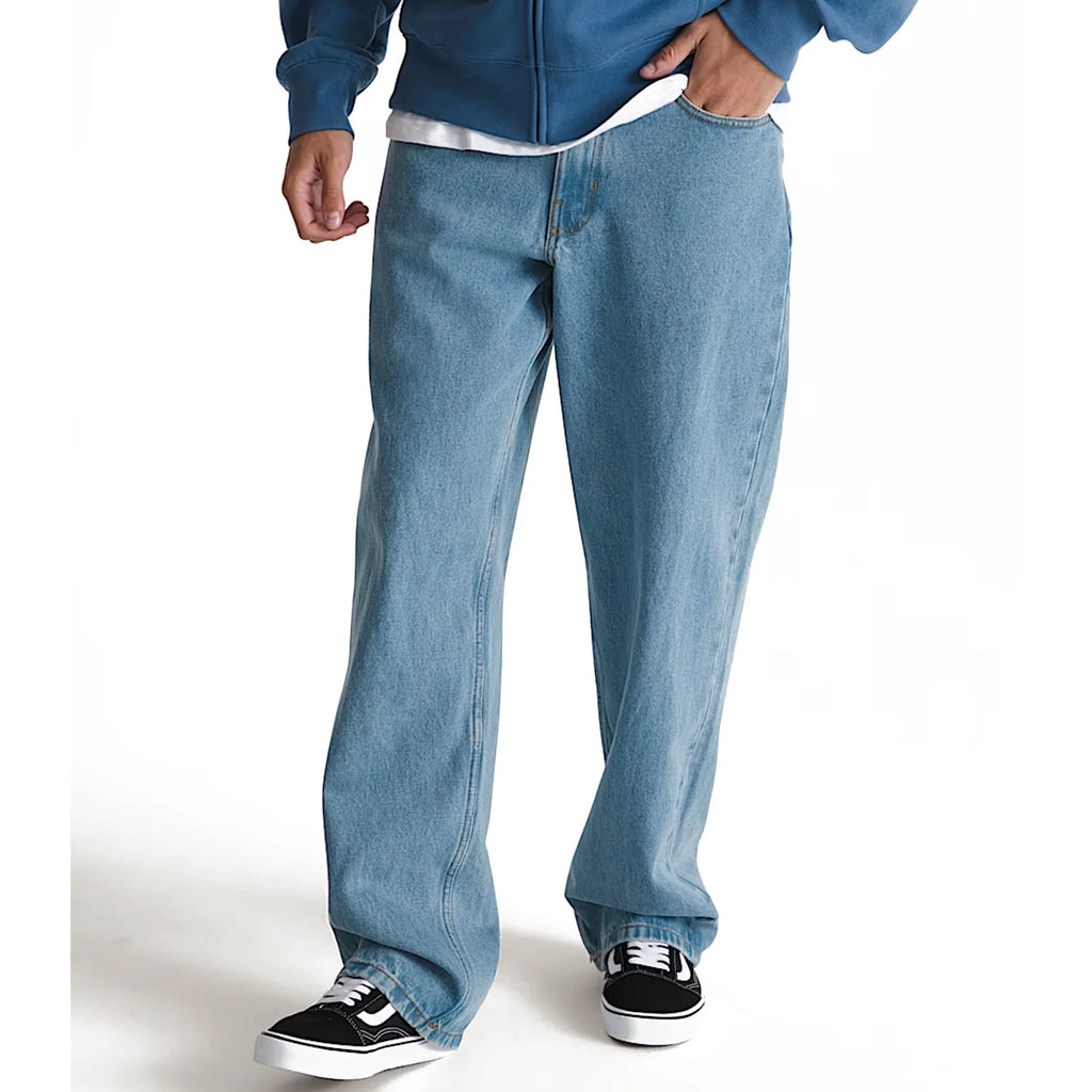 Vans Check 5 Loose Denim Jeans Stonewash Blue