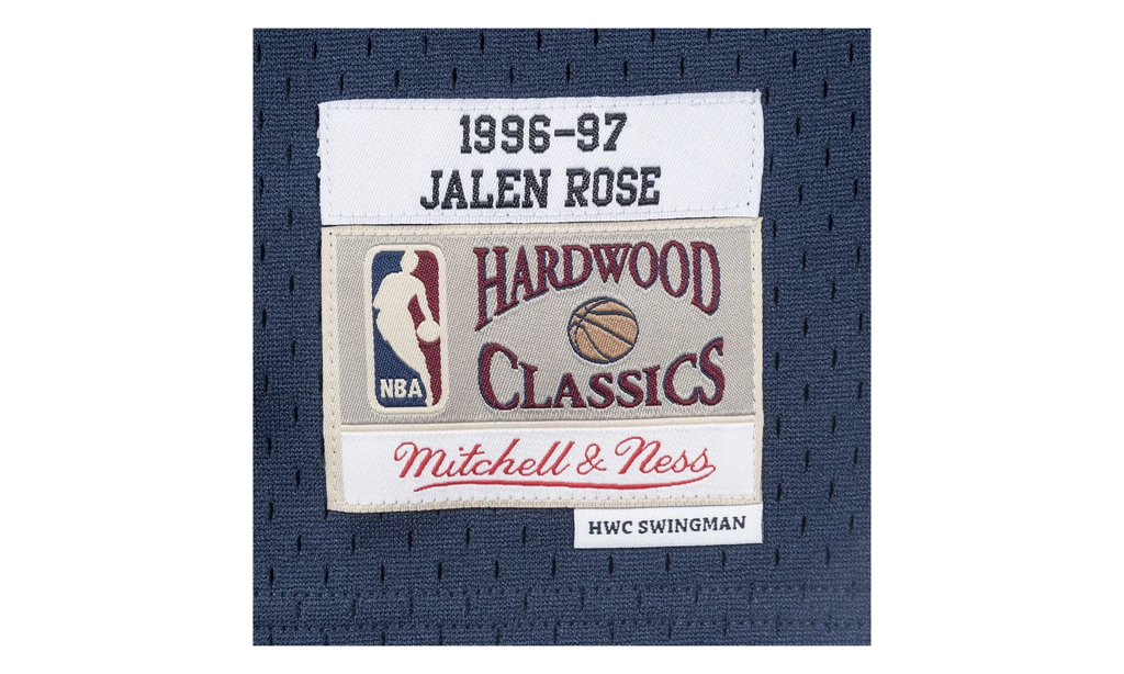 NBA Jalen Rose Swingman Jersey "1996-97 Indiana Pacers - Navy" SMJYAC18089 IPANAVY96JRS