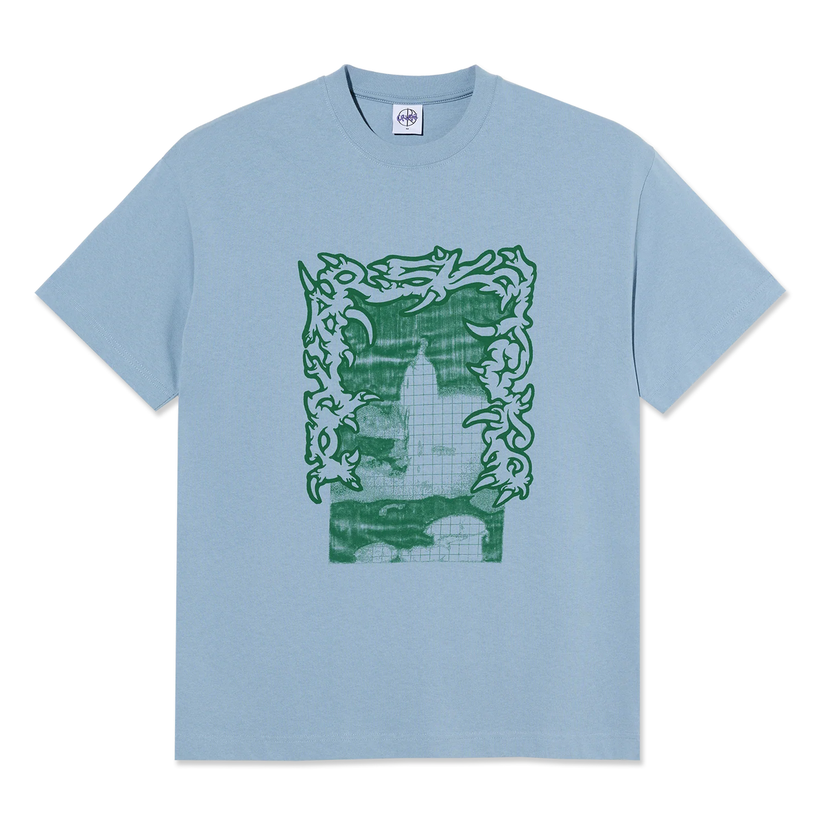 Polar Skate Co Passing Resemblance Tee Dove Blue