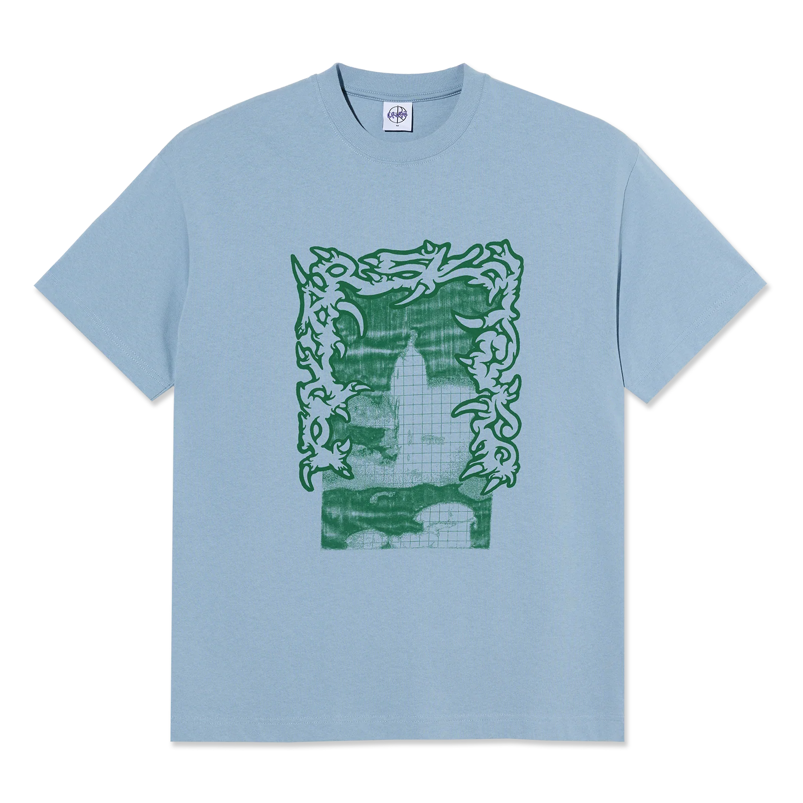 Polar Skate Co Passing Resemblance Tee Dove Blue