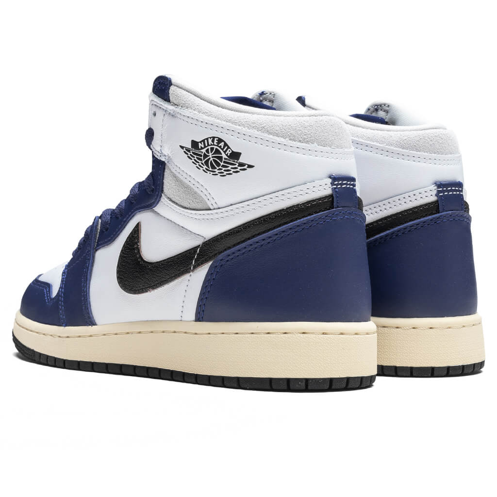 Air Jordan 1 Retro High OG Rare Air White Black Neutral Grey Deep Royal Blue