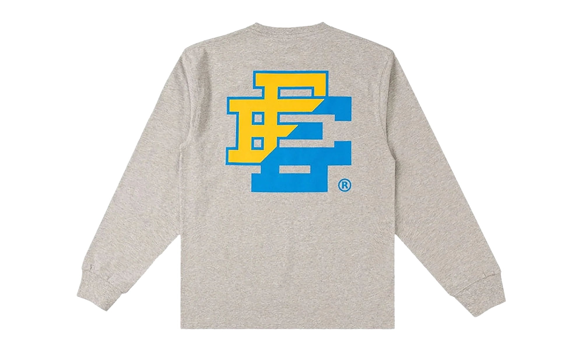 EE LONG SLEEVE T-SHIRT "SS24 - Gray/Yellow/Baby Blue" EE533