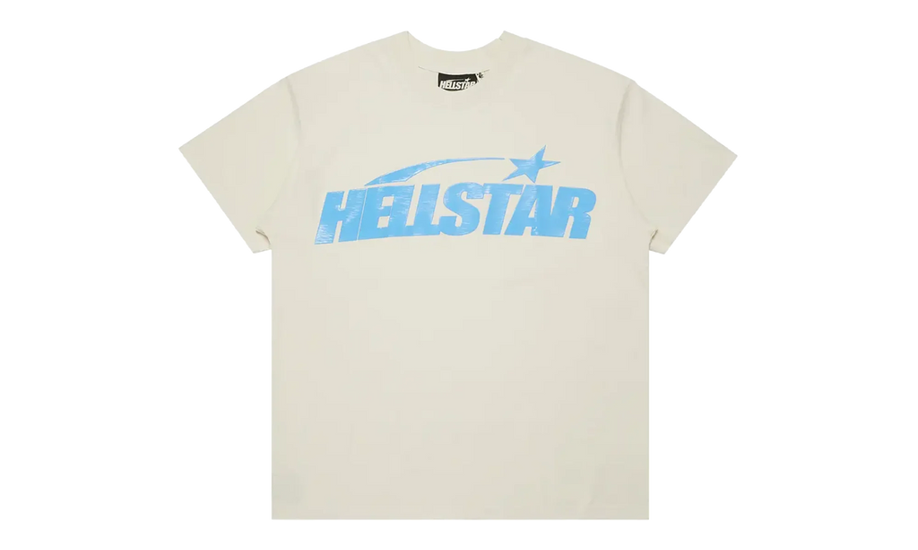 Classic T-Shirt Gel Print "White/Blue" HSR282