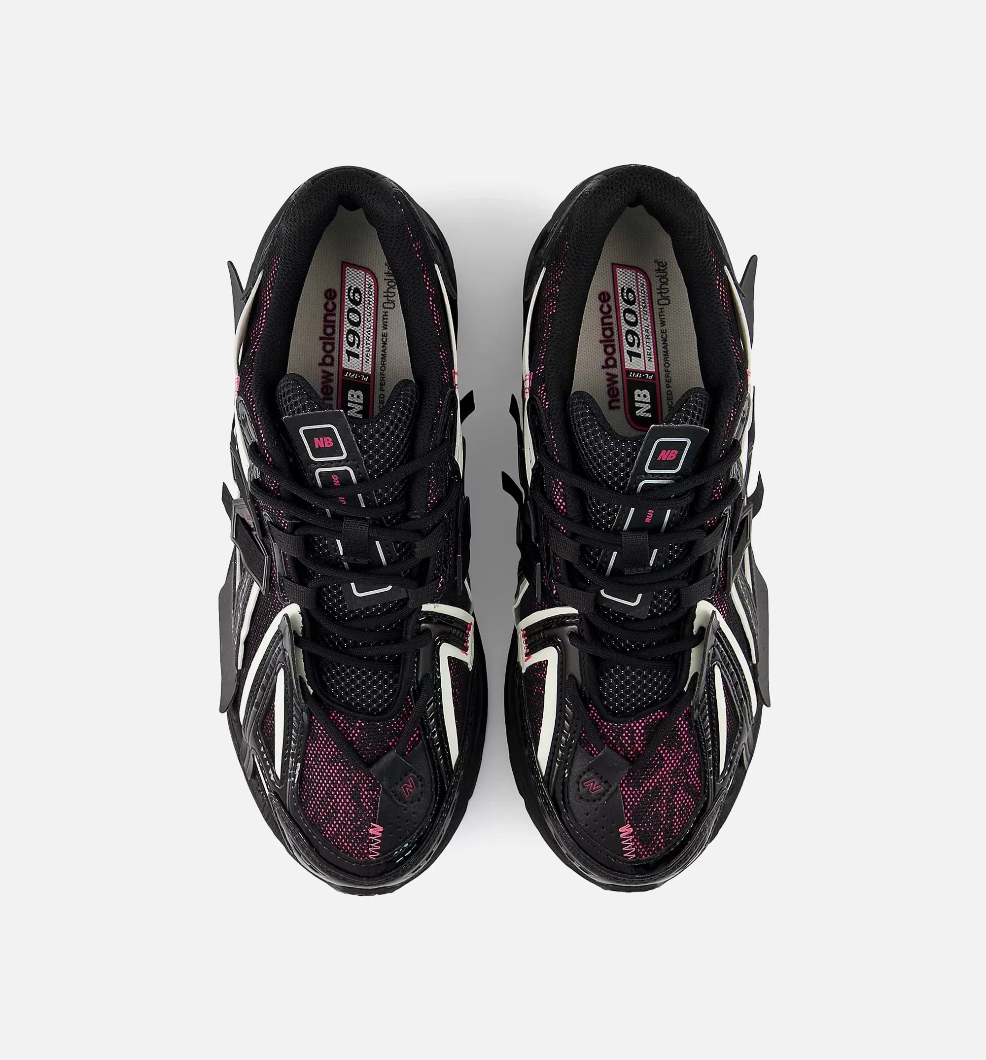 1906A Mens Lifestyle Shoe Black Dragon Berry White