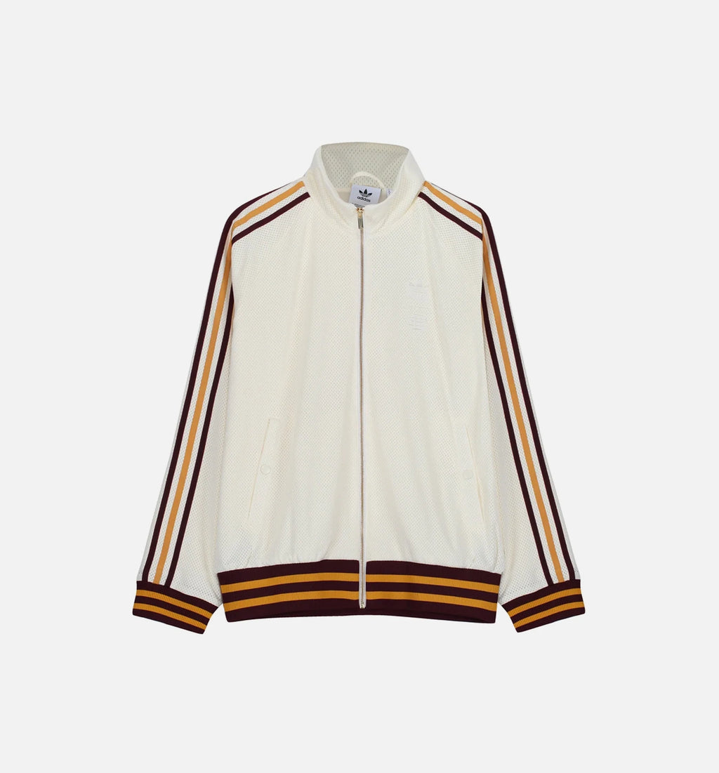 Eric Emanuel X adidas Warm Up Mens Track Top Cream White