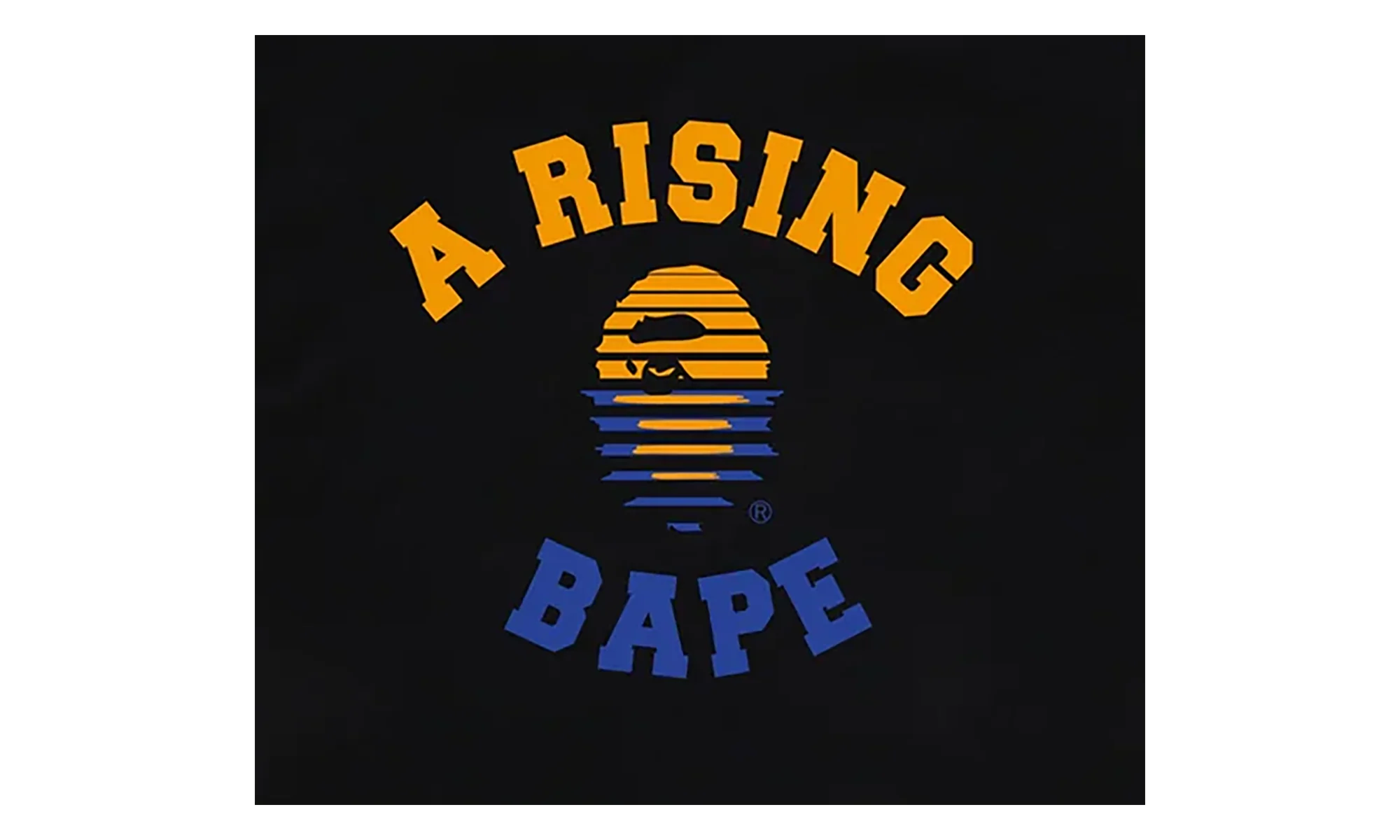 A Rising Bape Tee "Black" 1K30 110 047 BLACK