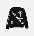Lets Get Some Mens Crewneck Black White Yellow Blue Red