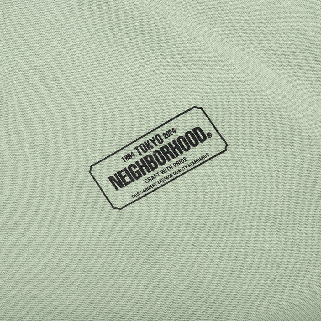 Classic Sweat Shirt L S Sage Green