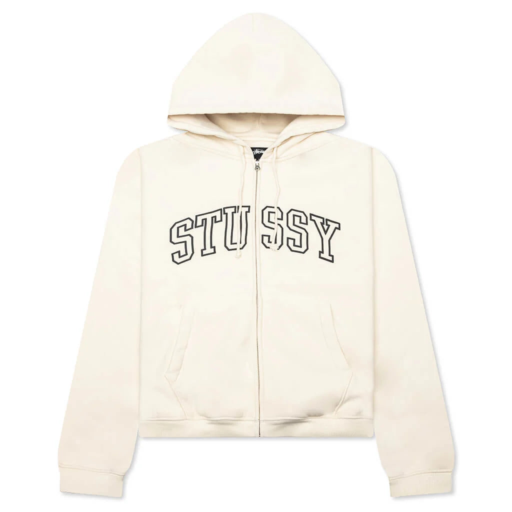 Outline Zip Hoodie Ivory
