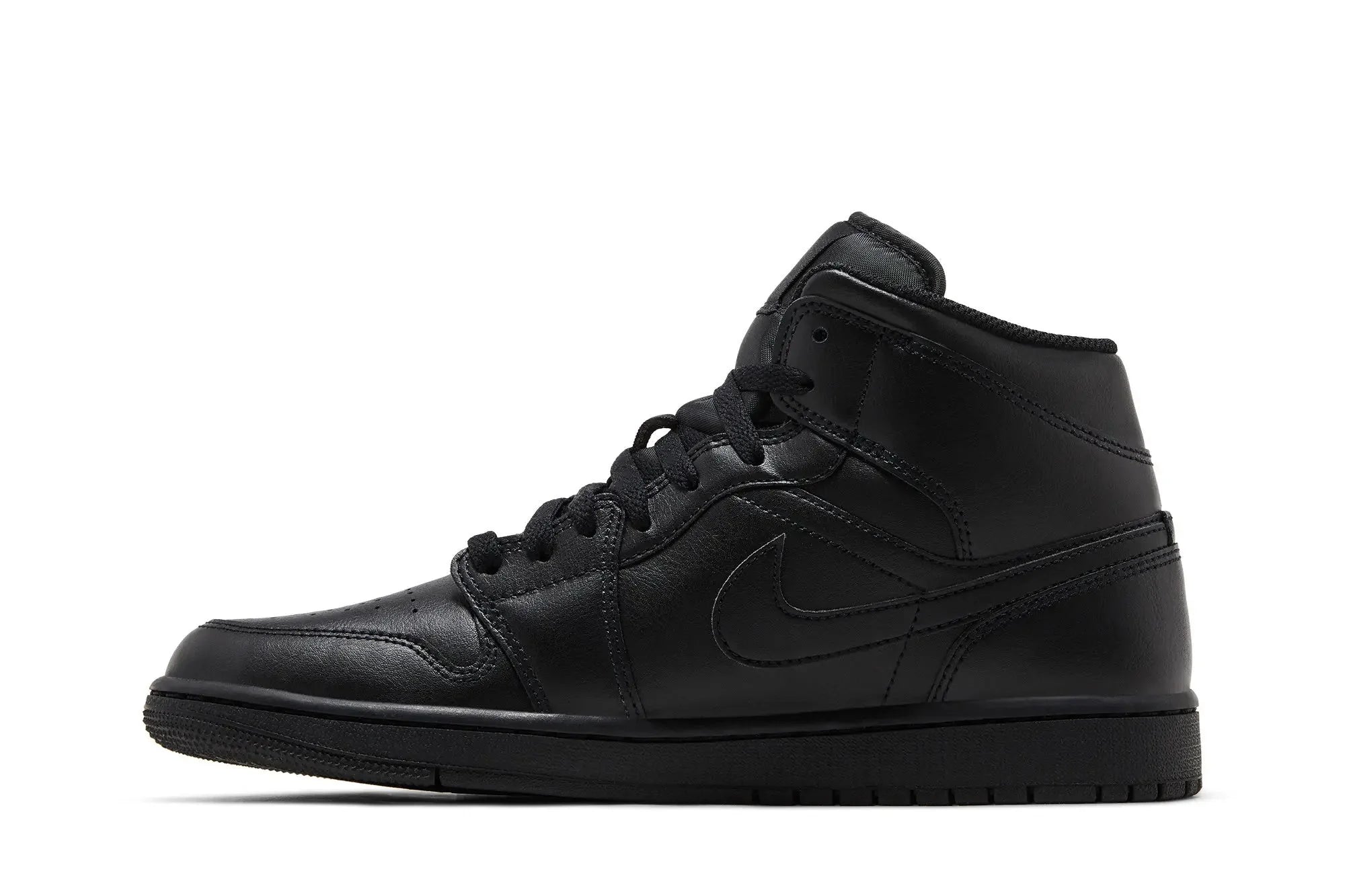 Jordan 1 Mid Triple Black 2022