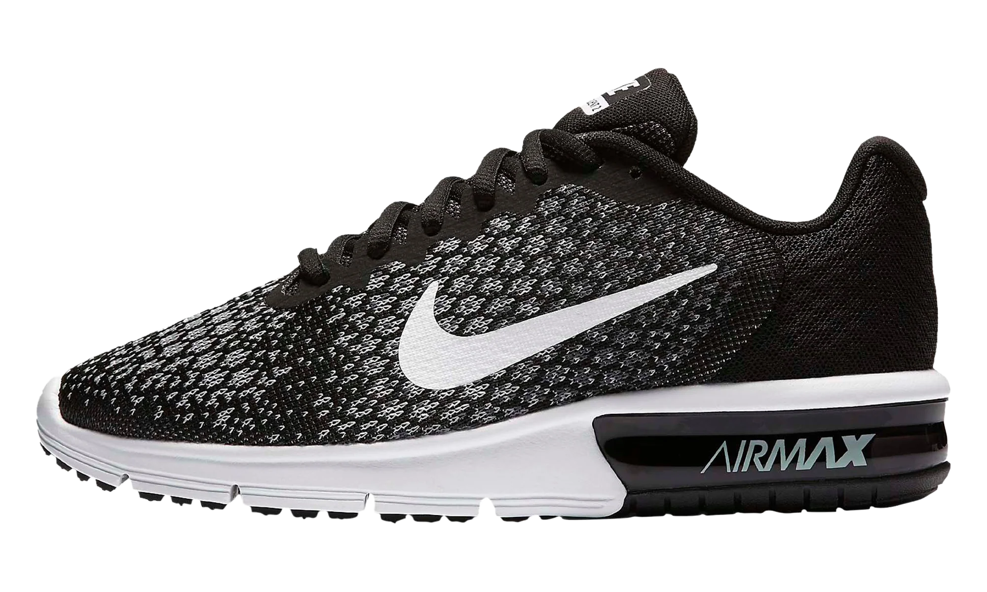 Air Max Sequent 2 WMNS "Black White / Dark Grey" 852465 002