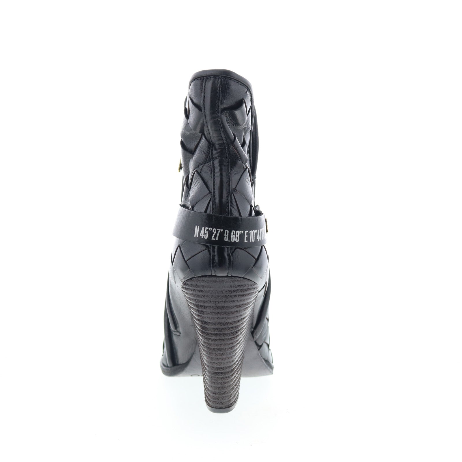 Bodie Womens Black Leather Zipper Ankle & Booties Boots