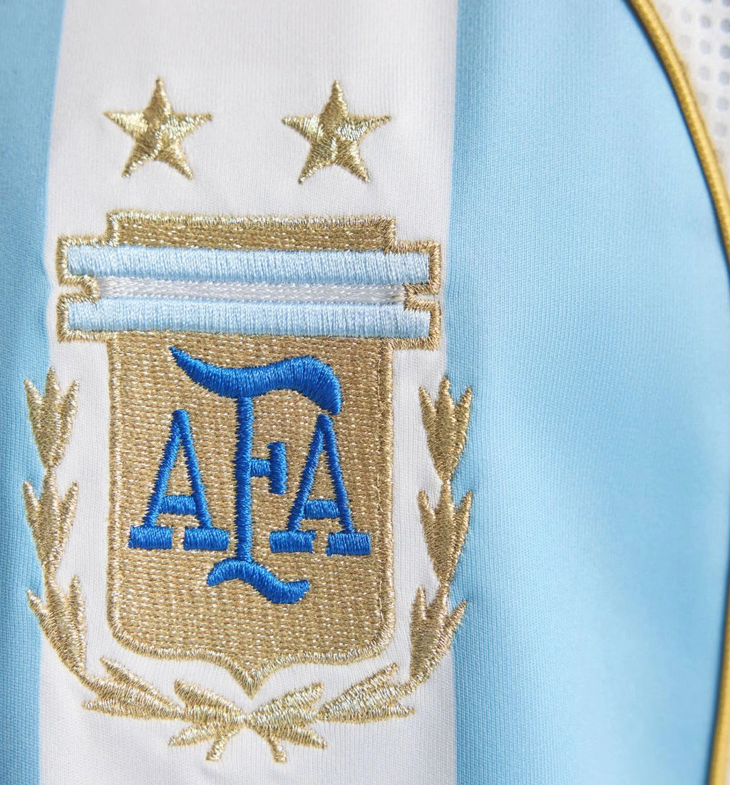 Argentina Home 2006 Messi Mens Jersey White