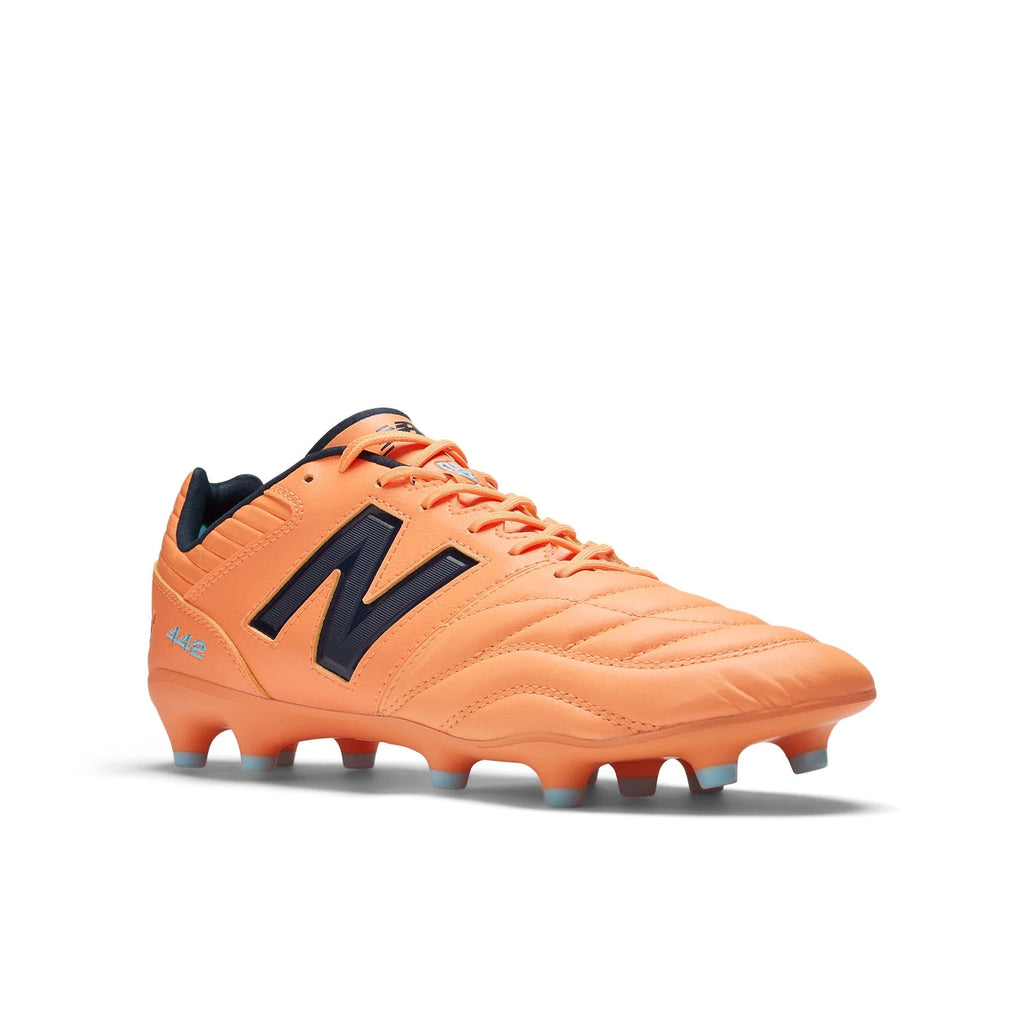 New Balance 442 Pro FG V2 Firm Ground Soccer Cleats Hot Mango