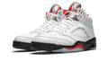 Air Jordan 5 Retro Fire Red Silver Tongue 2020
