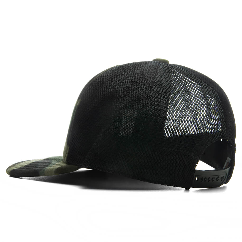 1st Camo College Mesh Cap Green