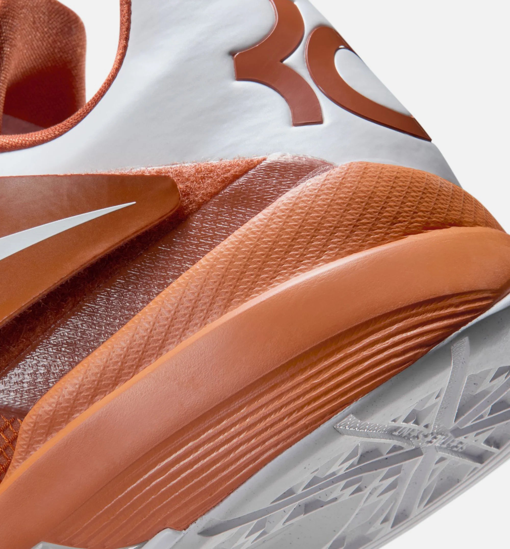 Zoom KD 4 Texas Longhorns Mens Lifestyle Shoe Desert Orange White