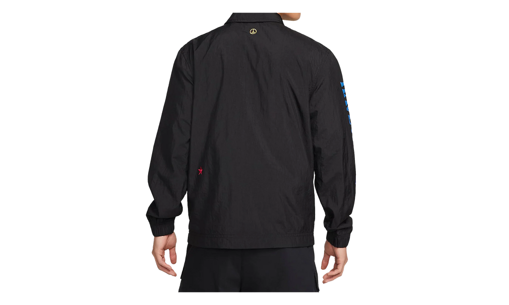 Sportswear Have A Nike Day Snap-front Coaches Jacket "Black / Washed Teal" DM5055 010