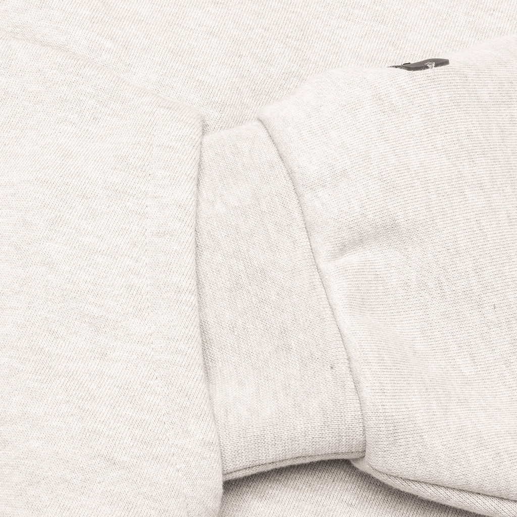 Classic Fleece Zip Up Hoodie Heather Stone