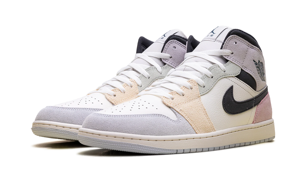 Air Jordan 1 Mid "Sail / Anthracite-Jade Aura-Iced Jade" IB7110 100