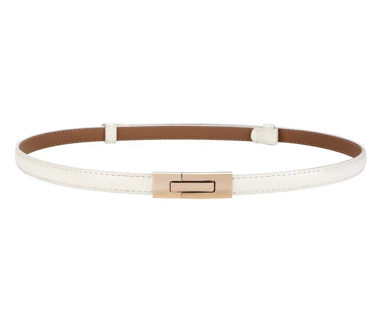 Cinto de Couro Ajustável Feminino Cortona