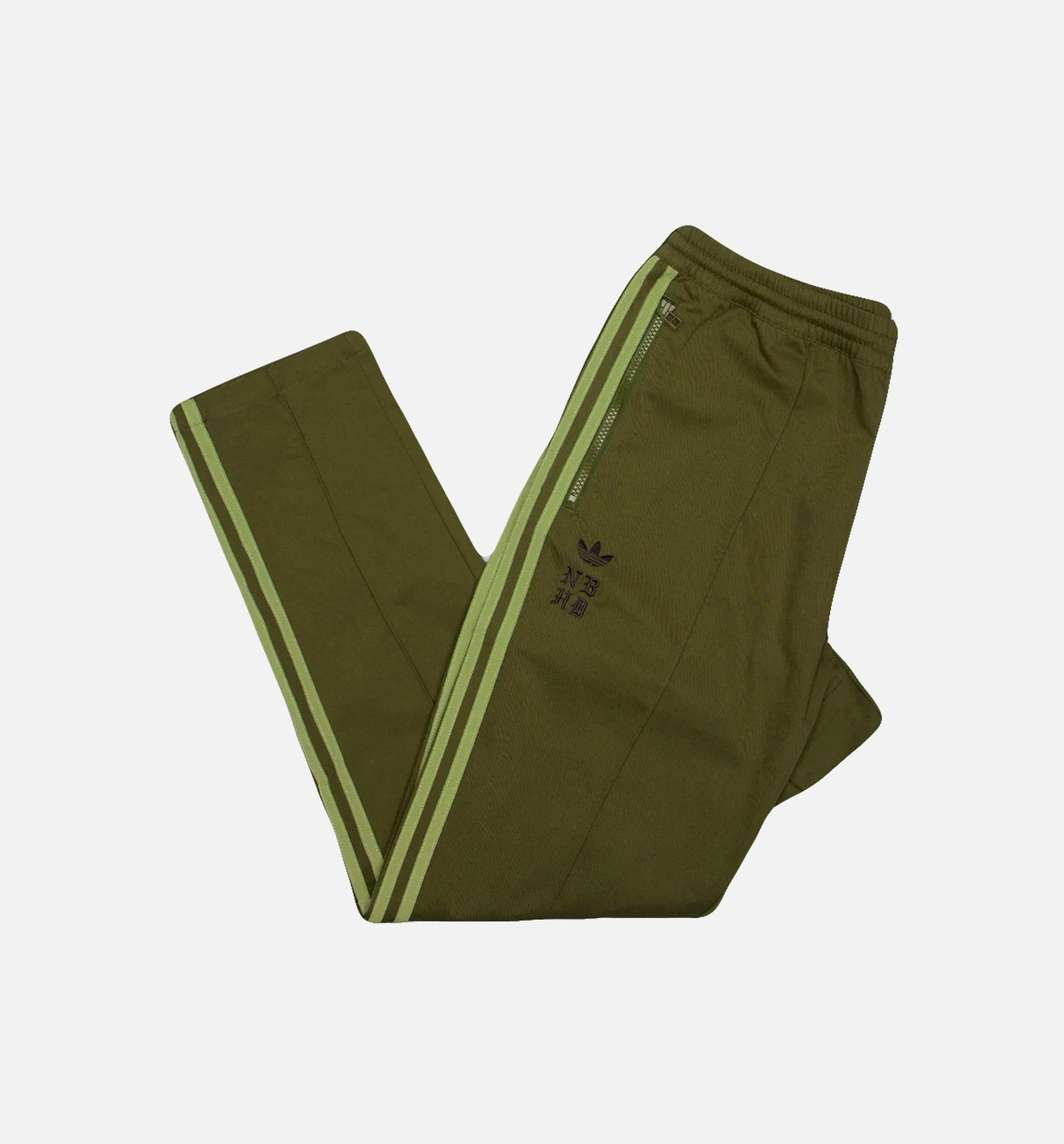 adidas X Neighborhood Collection Mens Track Pants Olive Green White