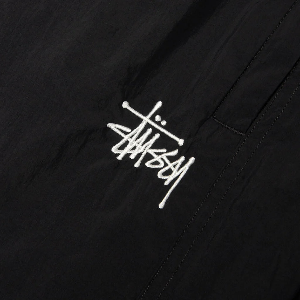 Nylon Track Pant Black