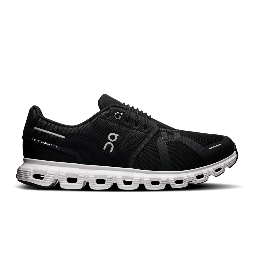 Men's Cloud 6 Wide in Black/White