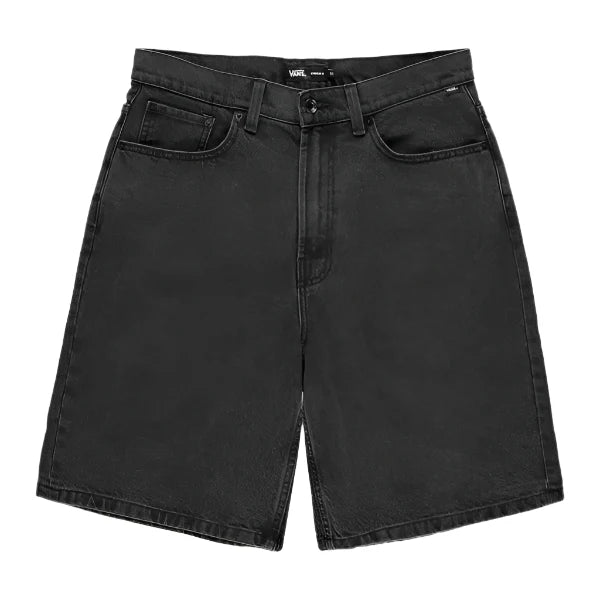 Vans Check 5 Baggy Denim Shorts Washed Black