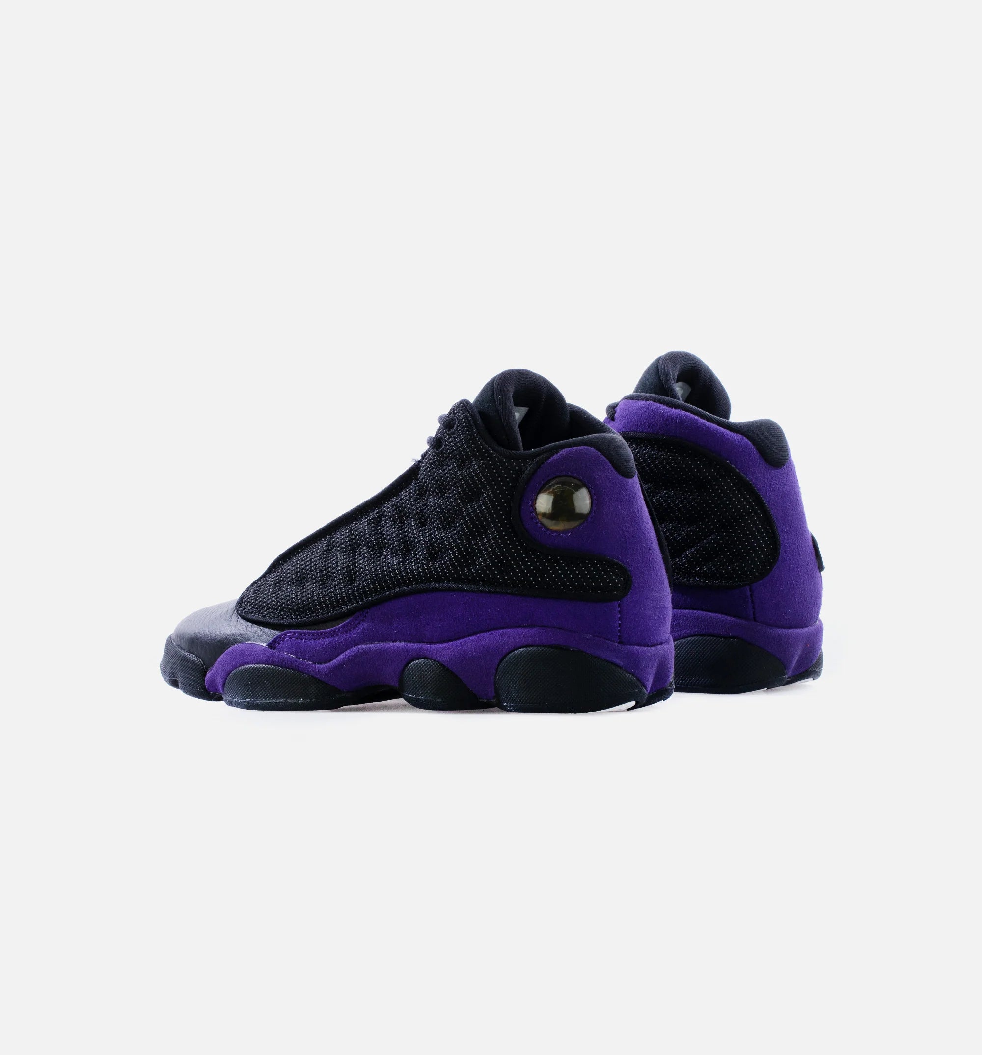 Air Jordan 13 Retro Court Purple Grade School Lifestyle Shoe Black White Court Purple Free Shipping