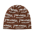 Thrasher Worlwide Skully Beanie Brown