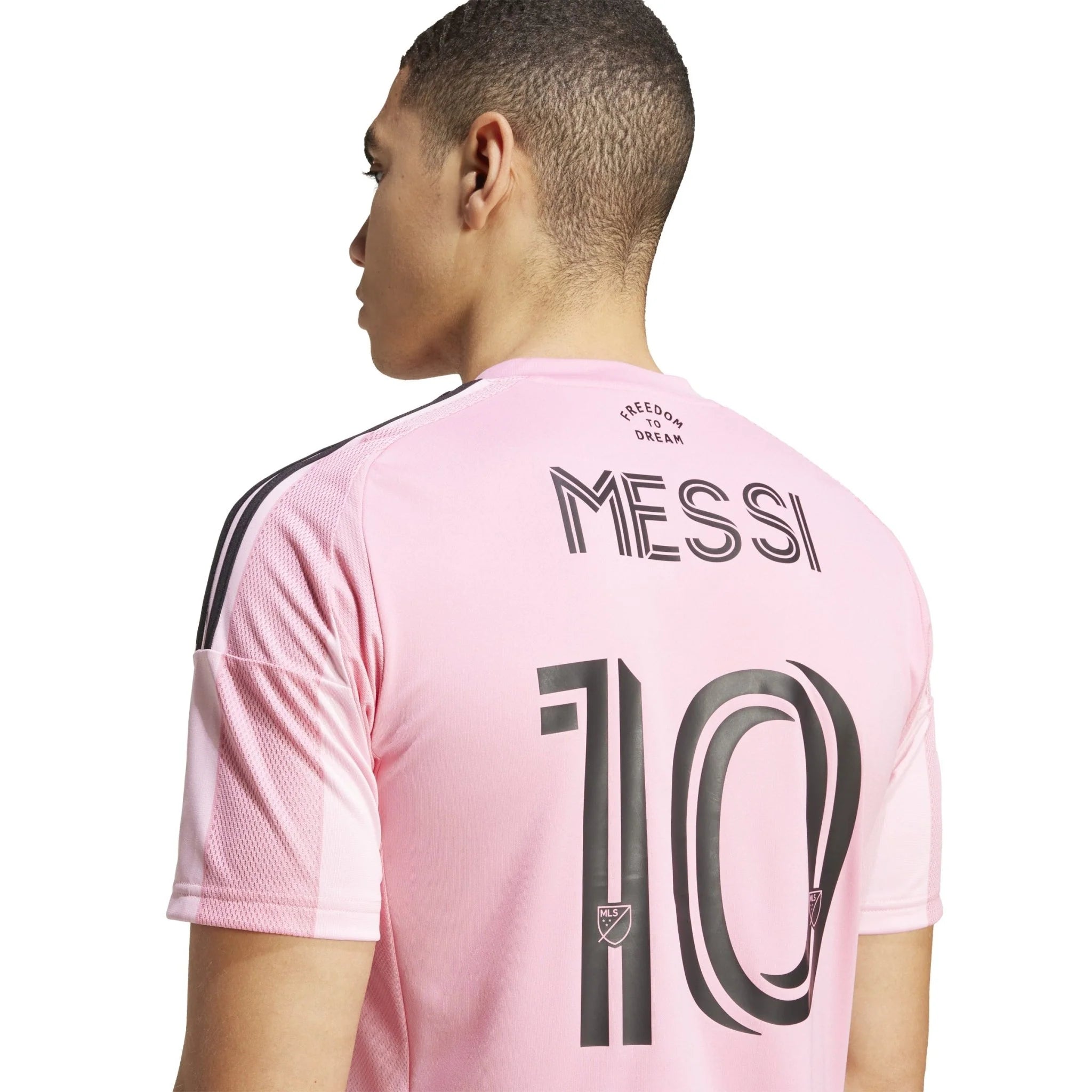 adidas Mens Inter Miami CF Messi Home Jersey 25 26 Pink