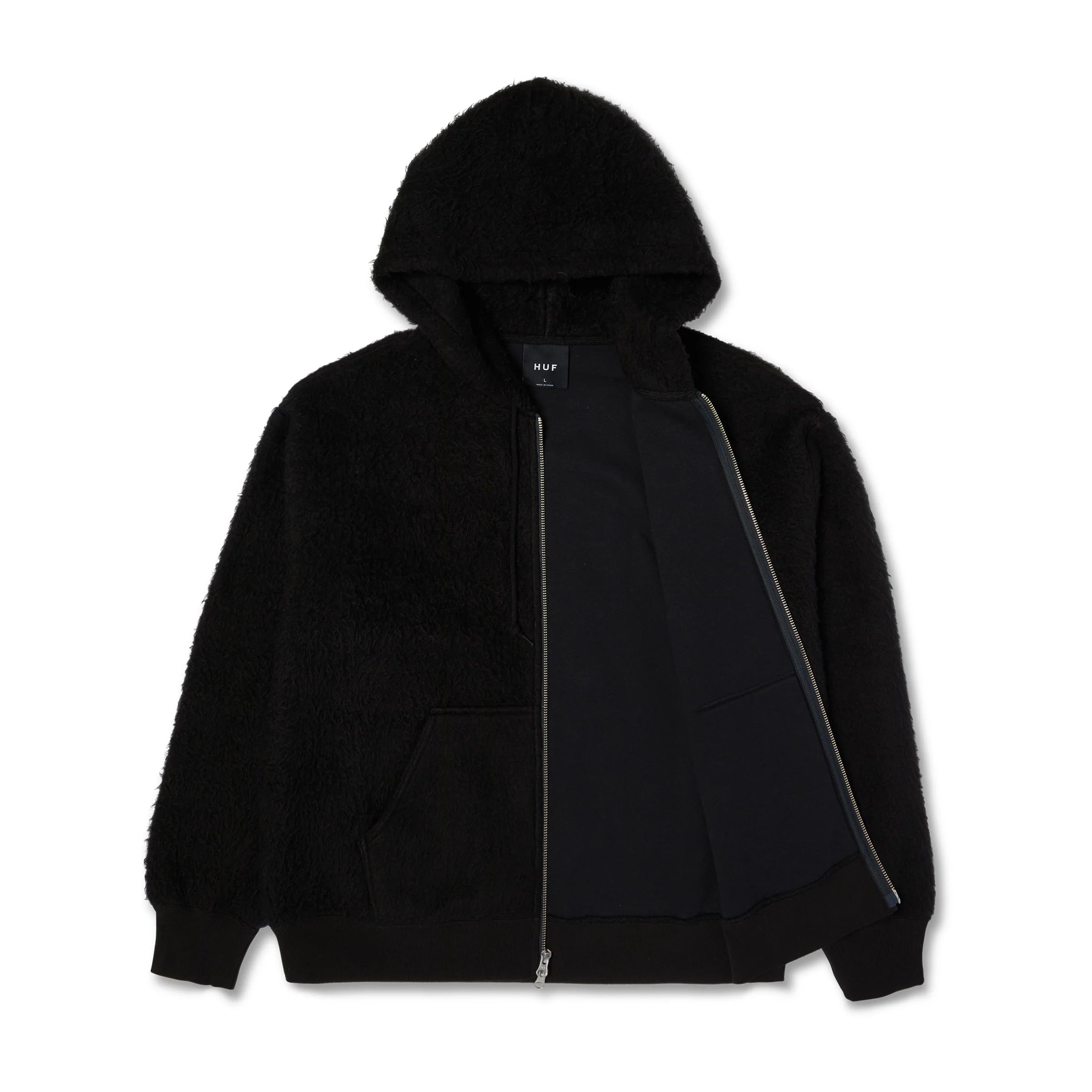 Huf Corso Heavyweight Hoodie Black