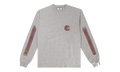 EE LONG SLEEVE T-SHIRT "SS25 - Heather Grey/Maroon" EE646