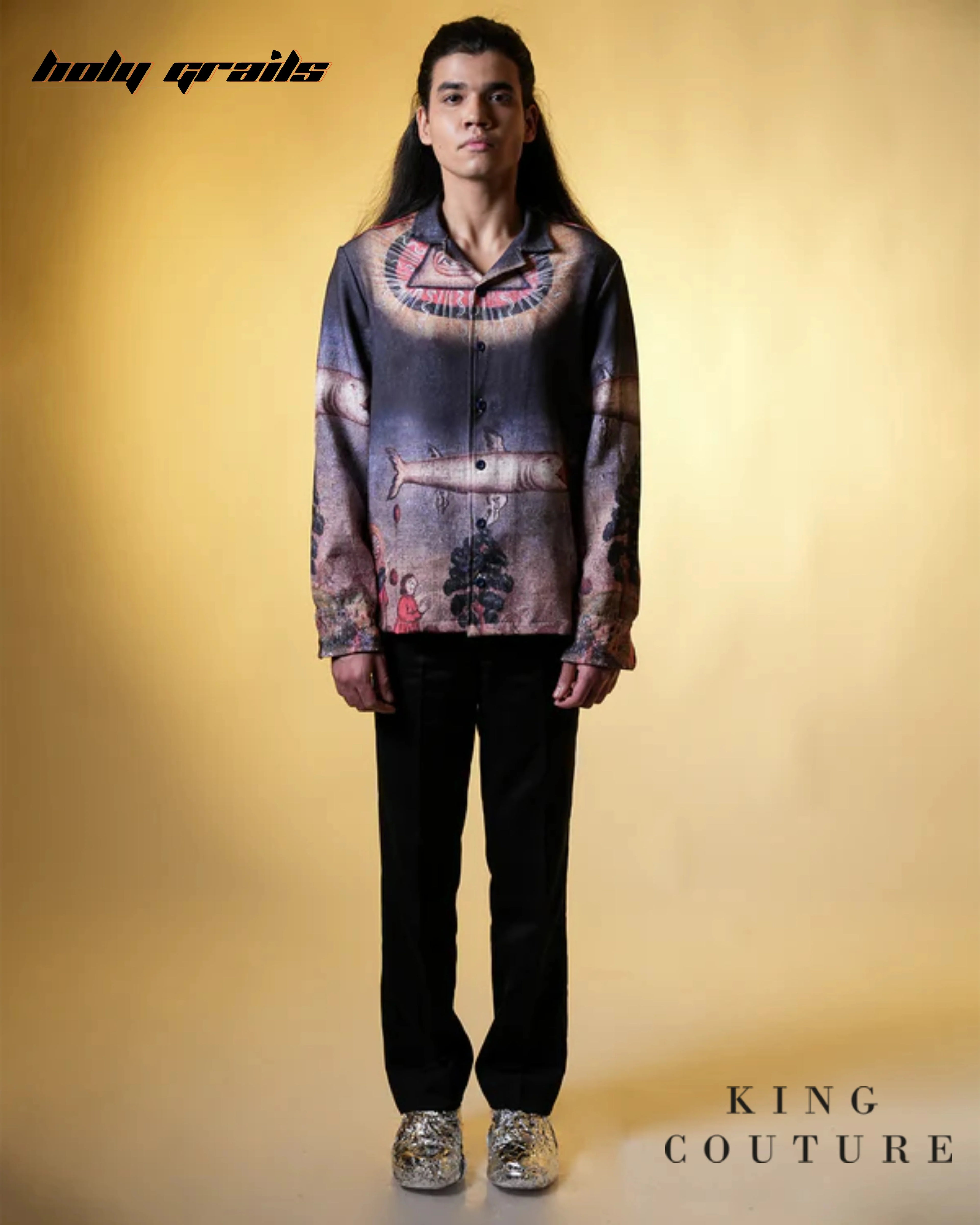 Monarch Crest Full Sleeve Shirt HG x King Couture
