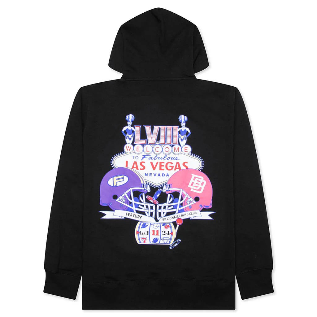 Feature x Billionaire Boys Club Las Vegas Hoodie Black