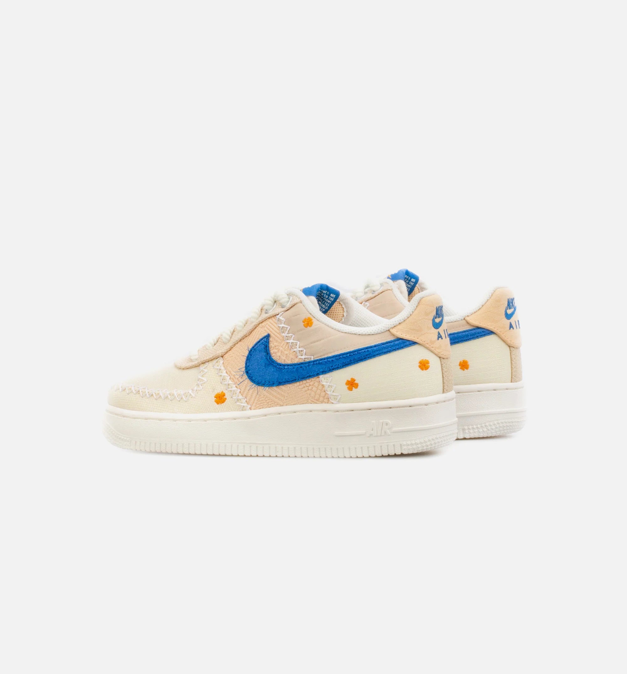 Air Force 1 07 LA Flea Womens Lifestyle Shoe Beige Blue
