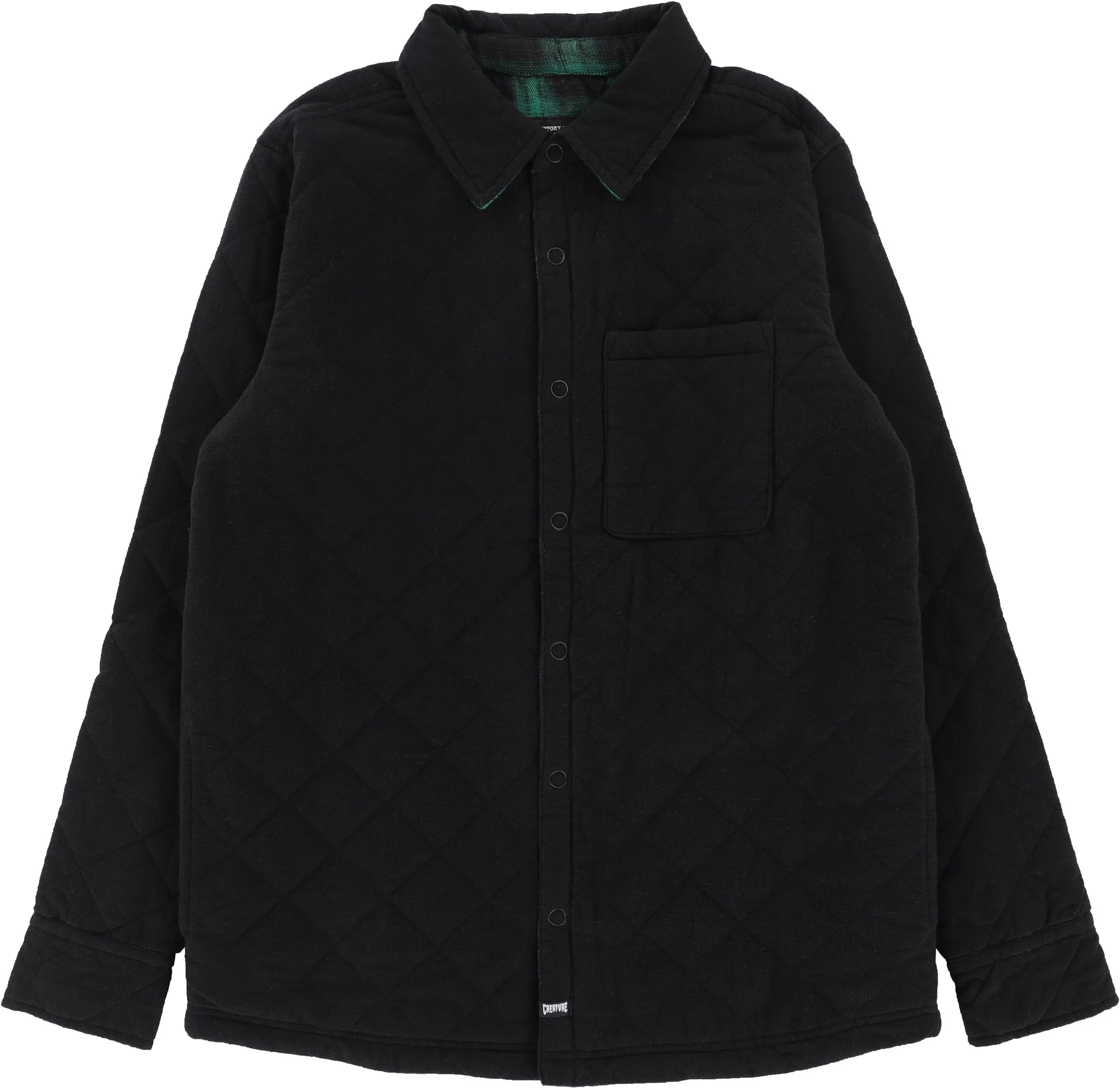 Creature Switch L S Reversible Top Black Green